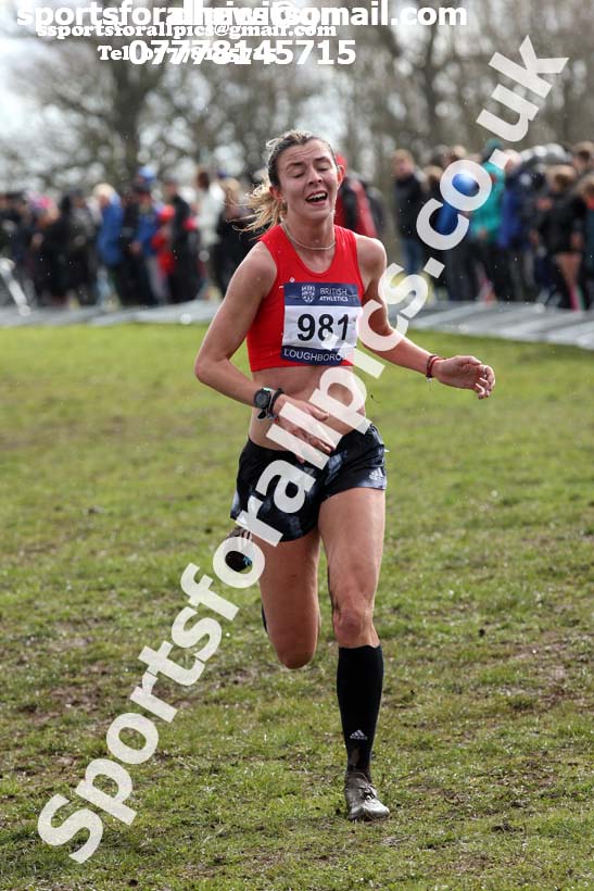 Senior womens 2019 British Athletics Inter Counties Cross Country, Prestwood Hall, Loughborough. Photo:  David T. Hewitson/Sports for All Pics